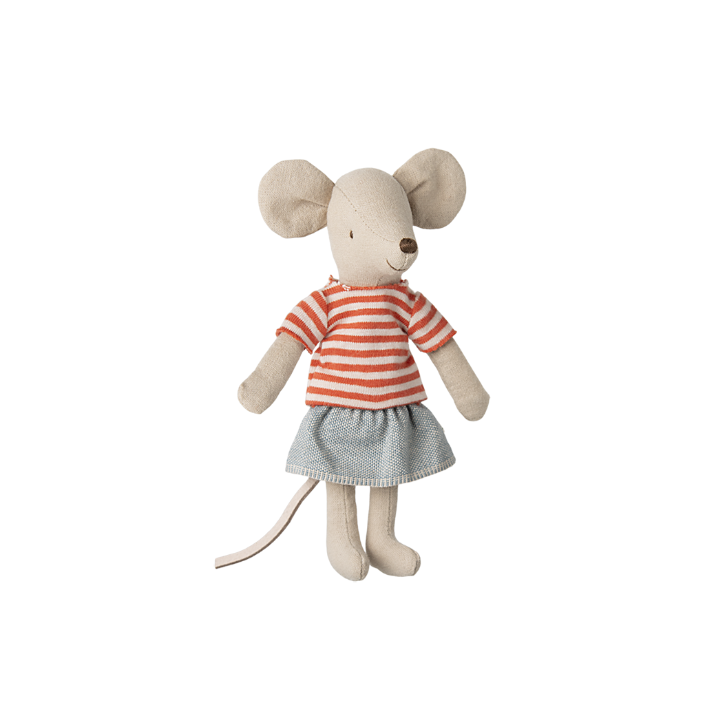 Souris mimie grande soeur mains aimantées maileg