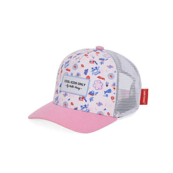 Casquette trucker cat relax pour enfant hello hossy