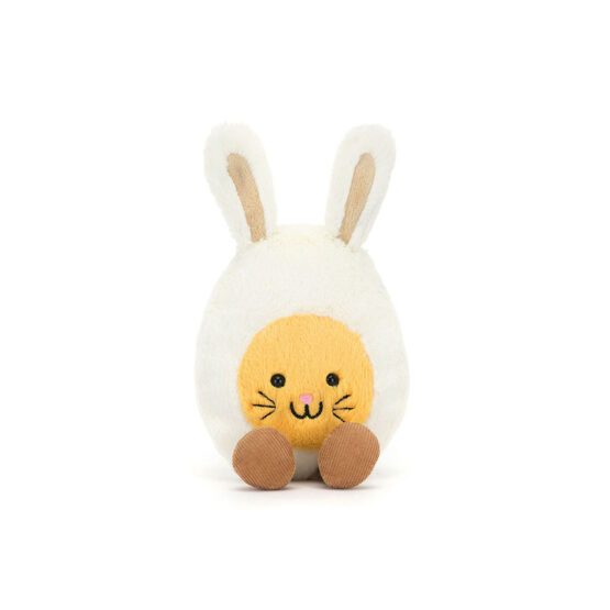 Doudou amuseable lapin oeuf de pâques Jellycat